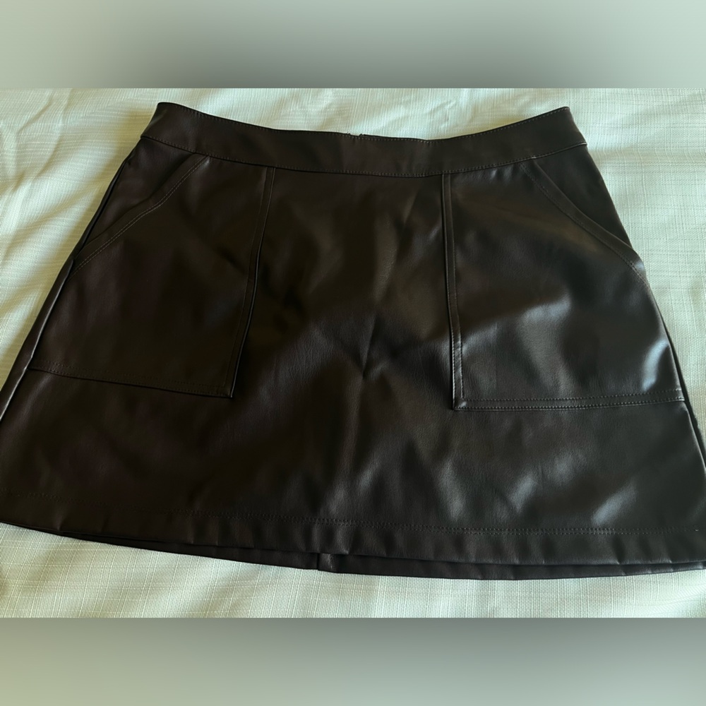 Target women’s faux leather skirt